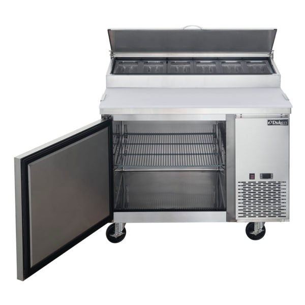 Dukers Commercial Pizza Prep Table Refrigerator