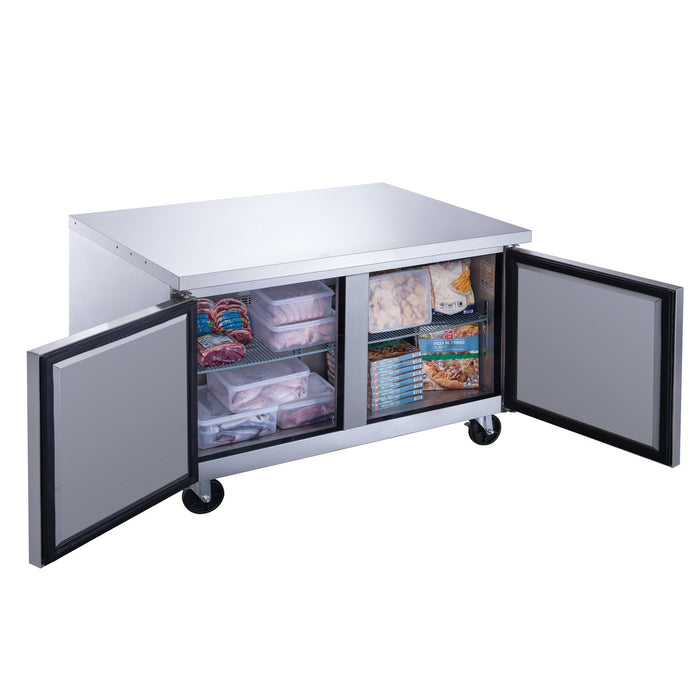 Dukers Undercounter Freezer in Stainless Steel