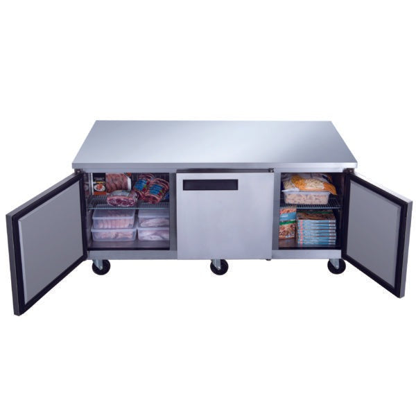 Dukers Undercounter Freezer in Stainless Steel