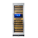 Tall Large Wine Refrigerator With Glass Door With Stainless Steel Trim ﻿