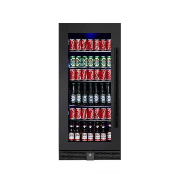 KingsBottle Beverage Refrigerator With Glass Door