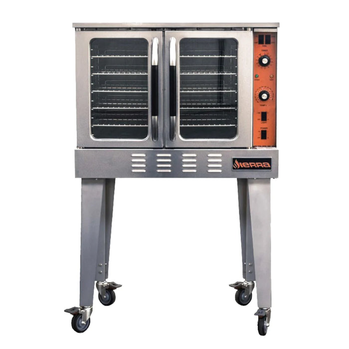 Sierra Range SRCO-E Single Full Size Electric Convection Oven - 10 kW, 208-240v/3ph