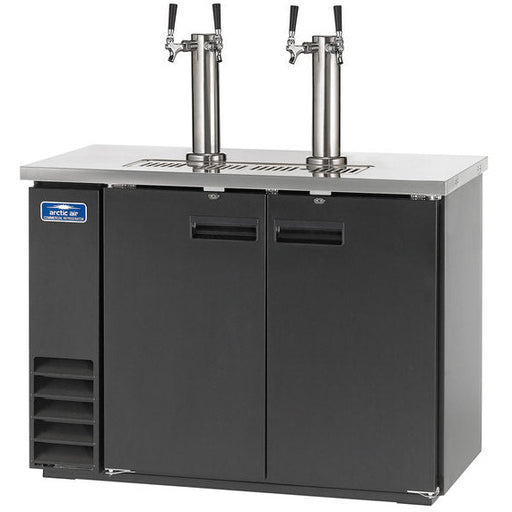 Arctic Air ADD48R-2 Black 2 Double Tap Beer Dispenser