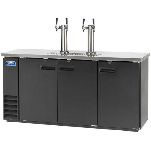 Arctic Air ADD72R-2 Black 2 Double Tap Beer Dispenser