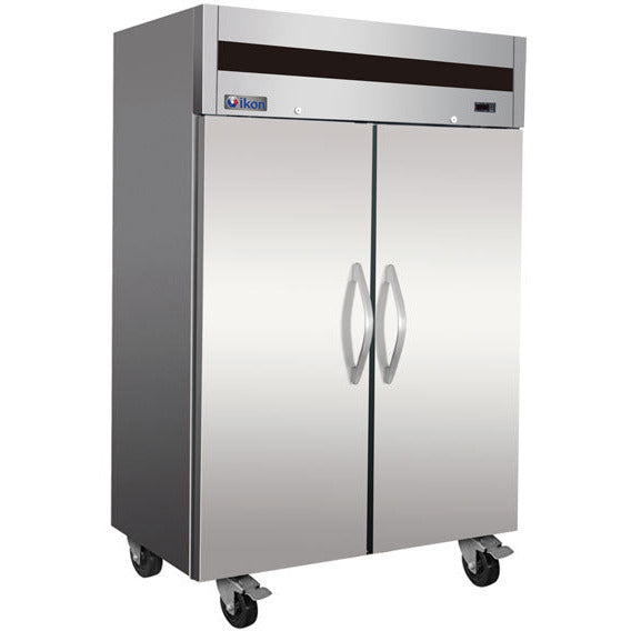 IKON IT56F 53 9/10" Two Section Reach In Freezer, 2 Solid Doors, 115v