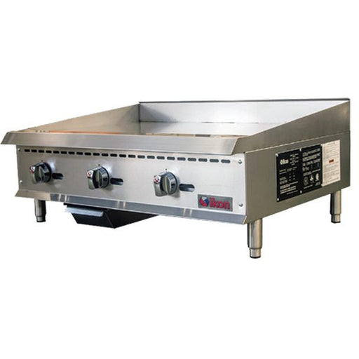 IKON IMG-36 36" Gas Griddle w/ Manual Controls - 3/4" Steel Plate, Natural Gas/Liquid Propane