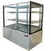 Kool-It KBF-60D 59" Full Service Dry Bakery Display Case w/ Straight Glass - 3 Levels, 110v