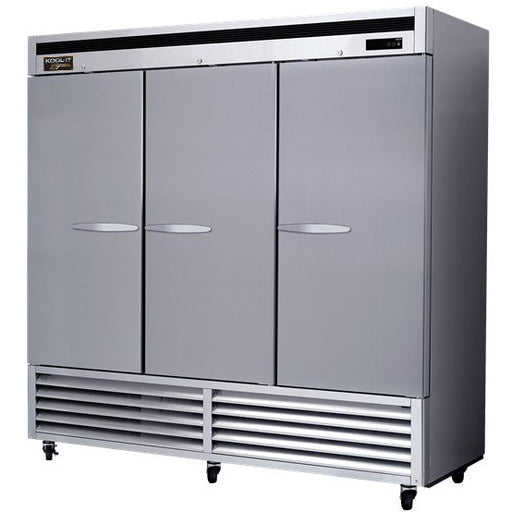 Kool-It KBSF-3 32 3/4" Three Section Reach In Freezer - 3 Solid Doors, 115v