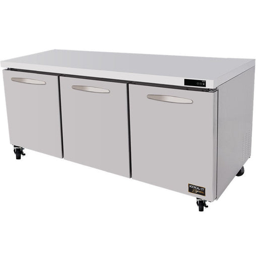 Kool-It KUCR-72-3 72 2/5"W Undercounter Refrigerator w/ 3 Sections & 3 Doors, 115v