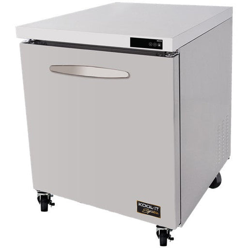 Kool-It KUCF-27-1 27 1/2"W Undercounter Freezer w/ 1 Section & 1 Right Hinge Door, 115v