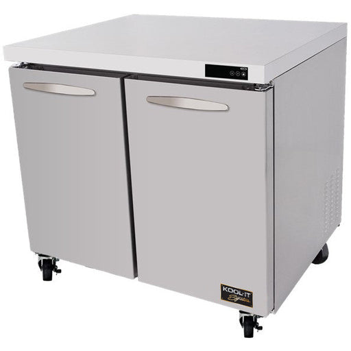Kool-It KUCR-36-2 36 2/5"W Undercounter Refrigerator w/ 2 Sections & 2 Doors, 115v